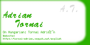 adrian tornai business card